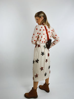 Vintage Sari Skirt - Midi + 2"