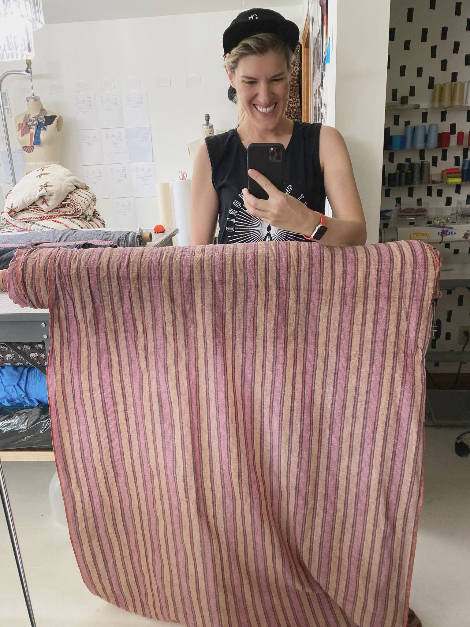 Striped Skirt - Midi