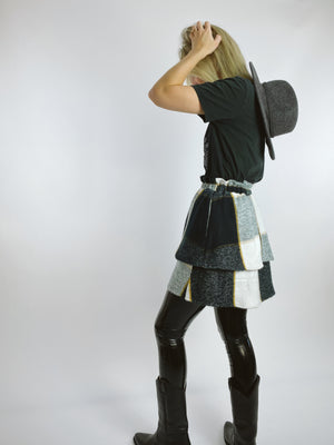 Buffalo Plaid Skirt - Long Mini