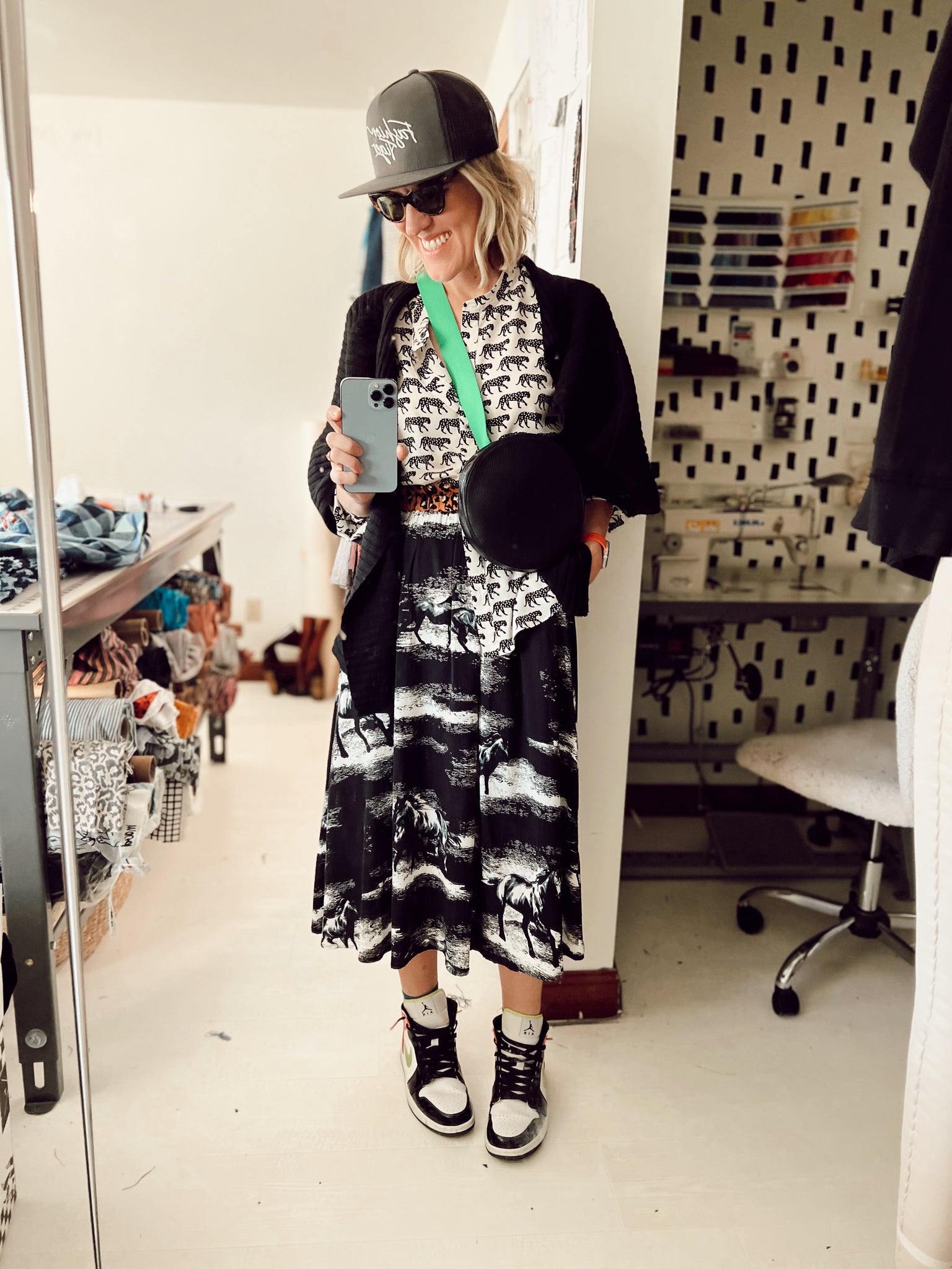 Cowboy Skirt - Midi + 2"