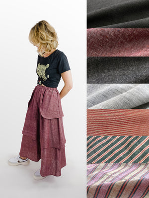 Bangladesh Tiered Skirt - Maxi